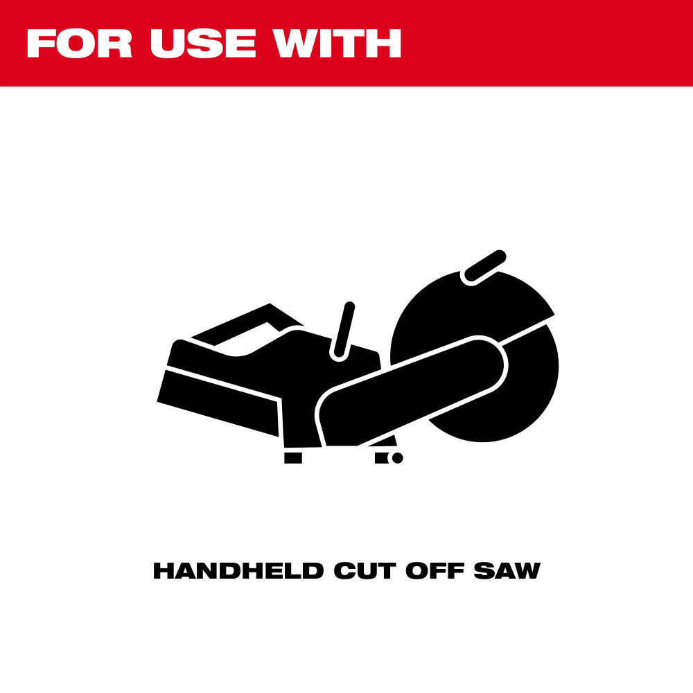 Milwaukee 12 Inch x 1/8 Inch x 20mm Metal Cut Off Wheel Type 1, large image number 5