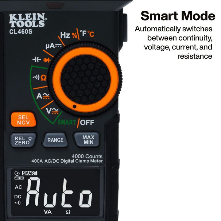 Klein Tools 400A AC/DC Auto Ranging Smart Digital Clamp Meter, large image number 2