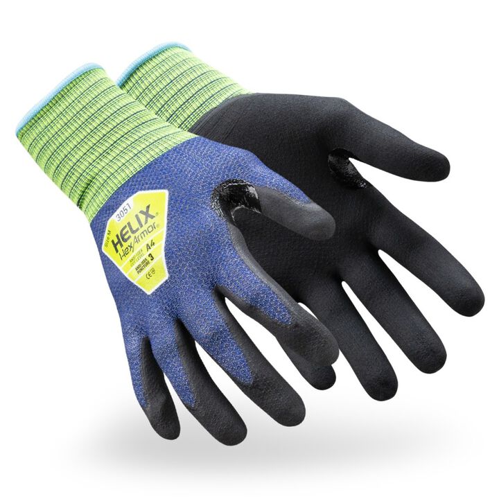 Hexarmor Helix 21 Gauge HexAir HPPE/Nylon Blend Shell Work Gloves Small