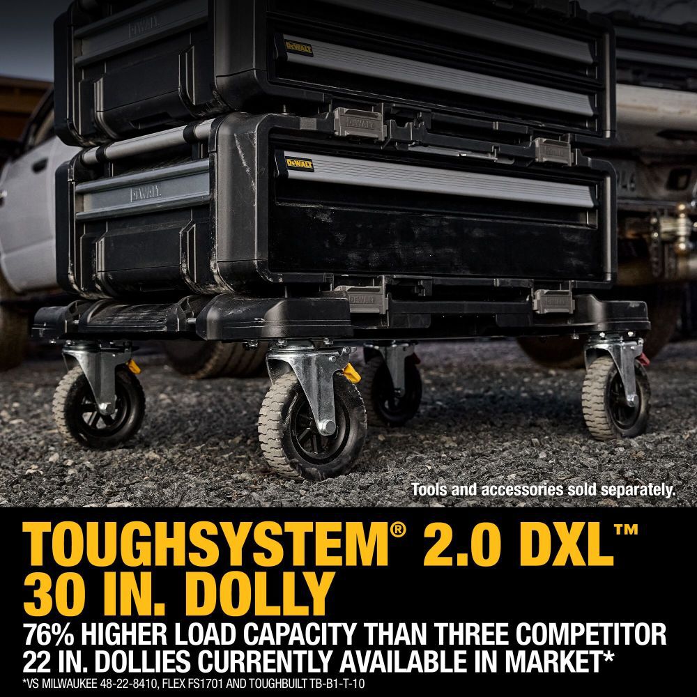 DEWALT TOUGHSYSTEM 2.0 DXL 30 Inch Workstation Dolly, large image number 2