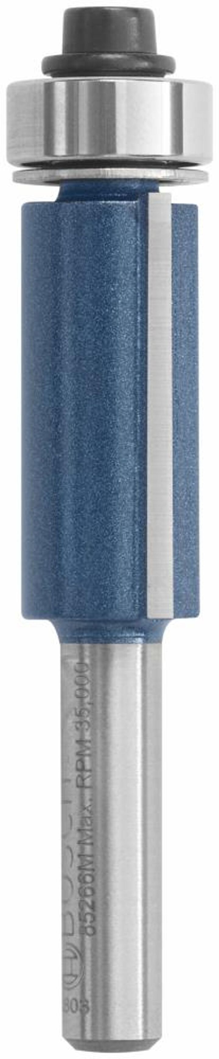 Bosch 1/2 Inch x 1 Inch Carbide-Tipped Double-Flute Flush Trim Router Bit, large image number 6