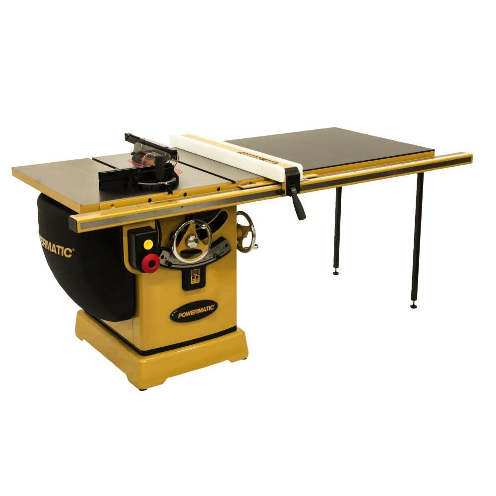 Powermatic 5HP 1PH 230V Table Saw with 50in Accu-Fence System, large image number 1