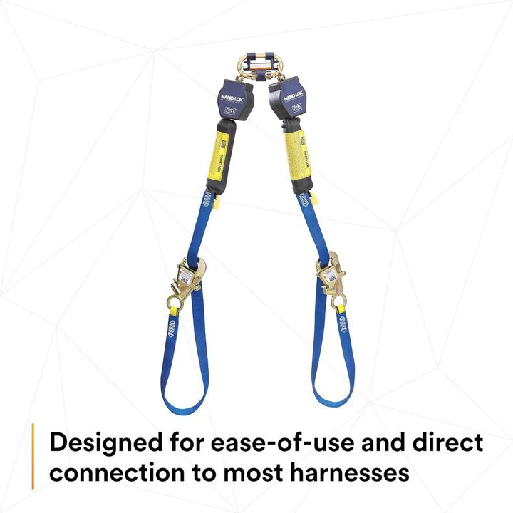DBI Sala 9 Ft. Tie-Back Twin-Leg Personal Self-Retracting Lifeline, large image number 3