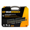GEARWRENCH 3/8 Inch Dr 6 Point STD/DP Impact SAE/Metric Hi-Viz Socket Set 44 Pieces, small image number 4