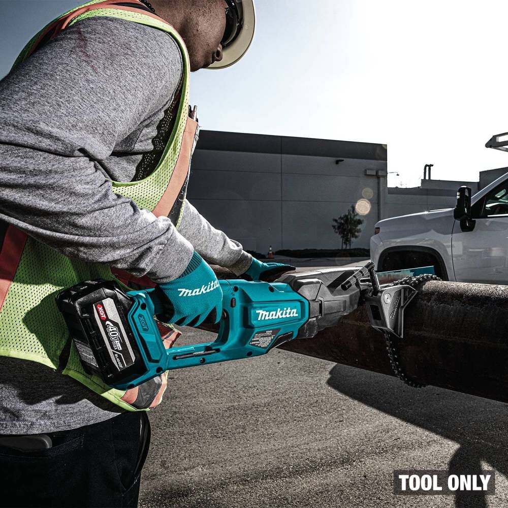 Makita 40V max XGT Brushless Cordless Reciprocating Pipe Saw with Chain Vise (Bare Tool), large image number 11