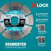 Makita XLOCK 4 1/2 Inch Segmented Rim Diamond Blades for Masonry (2 Pack), small image number 5