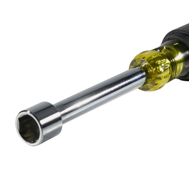 Klein Tools 9/16 In. Cushion-Grip 4 In. Hollow Shaft Nut Driver, large image number 4