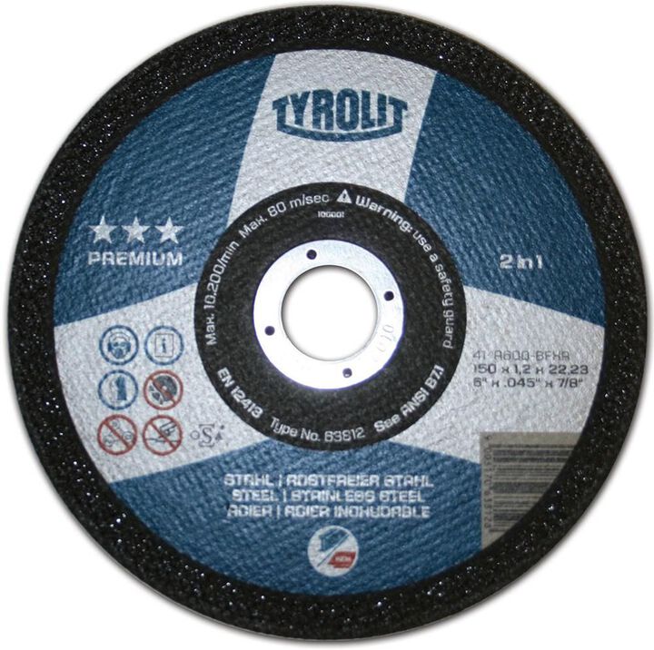 Diamond Products 4-1/2 In. x .060 In. x 7/8 In. Long Life Wheel