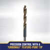 Irwin Turbomax 1/2 Inch HSS 3/8 Inch Reduced Shank Jobber Length Drill Bit, small image number 4