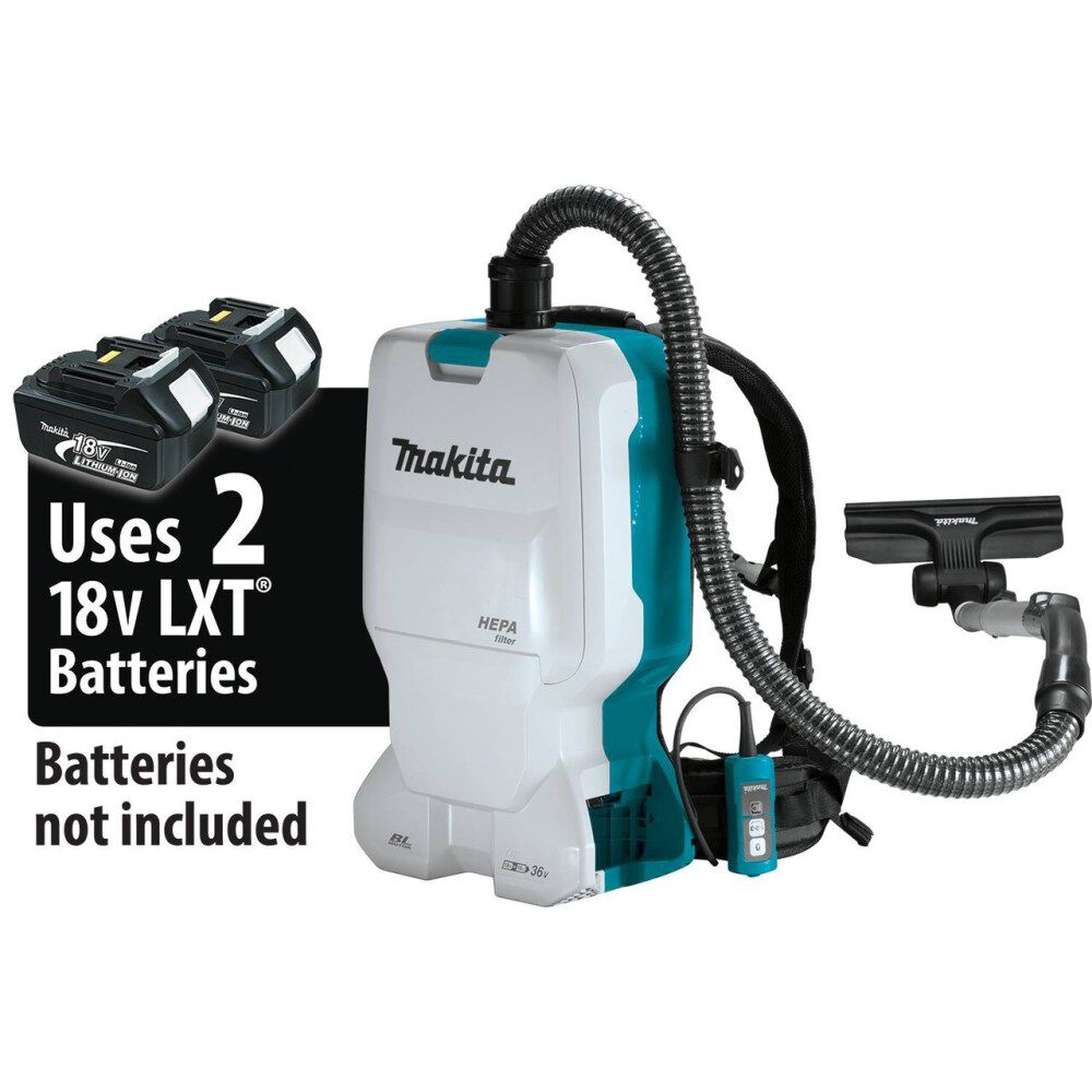 Makita 18V X2 (36V) LXT 1.6 Gallon HEPA Backpack Dry Vacuum (Bare Tool), large image number 1