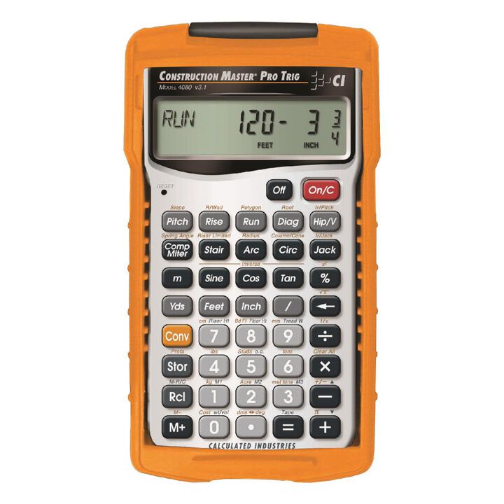 Calculated Industries CM Pro Trig Construction Math Calculator