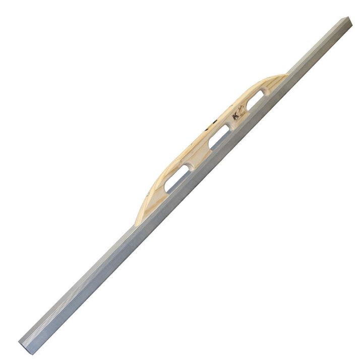 Kraft Tool Co 4 Ft. Buckaroo Straightedge with Level Vial Handle