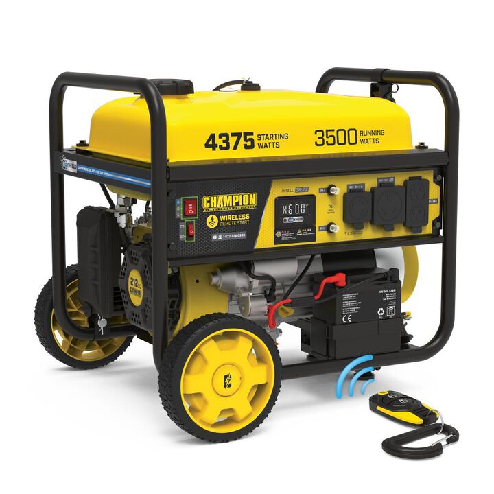 Champion Power Equipment 4375-Watt Gas Powered 49 State Wireless Remote Start RV Ready Portable Generator