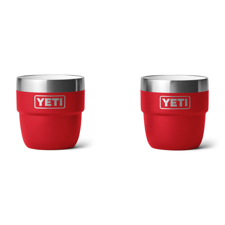YETI Rambler 4 Oz Stackable Mug Rescue Red 2 Pieces
