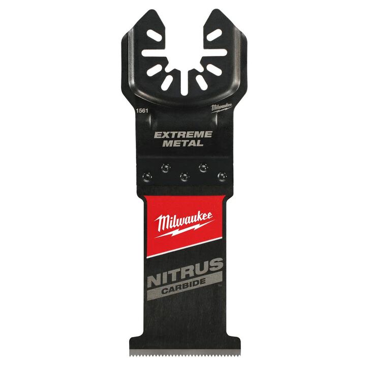 Milwaukee NITRUS CARBIDE Extreme Metal Universal Fit OPEN LOK Multi Tool Blade 5pk