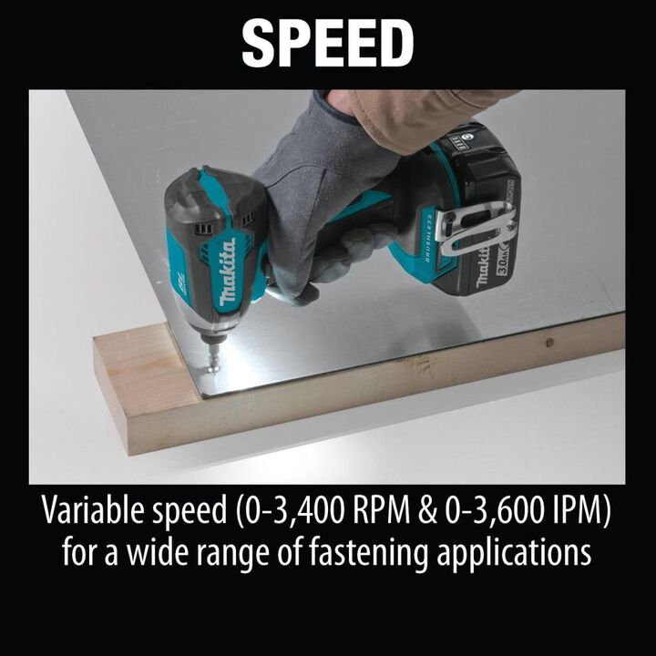 Makita 18V LXT Lithium-Ion Brushless Cordless 2-Pc. Combo Kit (3.0Ah), large image number 3