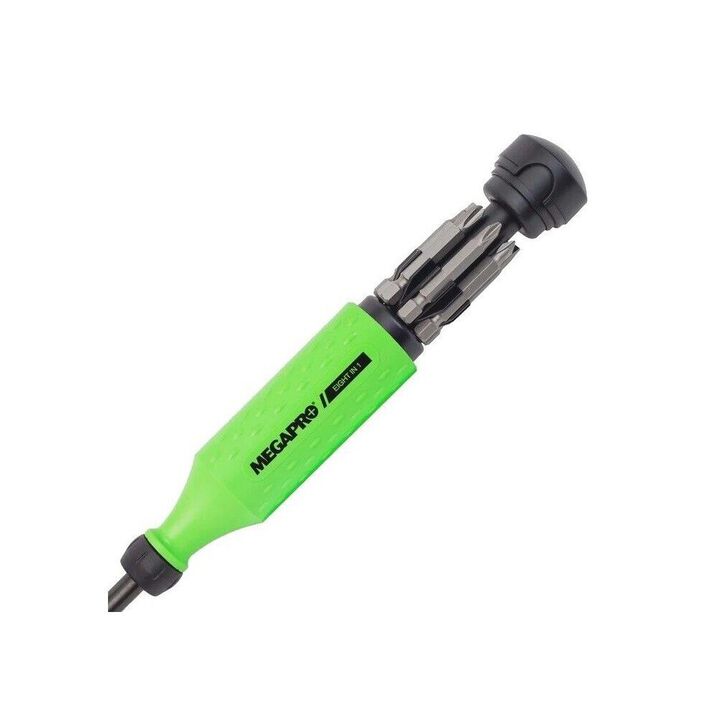 Megapro 8-In-1 Original Driver & 120 Lumens LED Worklight Kit Neon Green, large image number 4