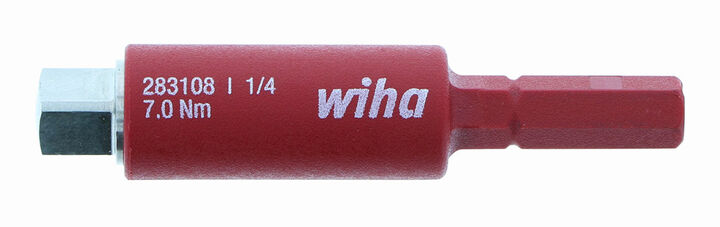 Wiha Insulated SlimLine Blade 1/4inch Socket Adapter