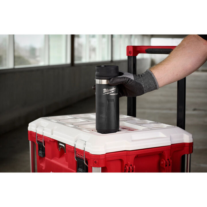 Milwaukee PACKOUT 18 Oz Insulated Bottle with Sip Lid Black, large image number 8