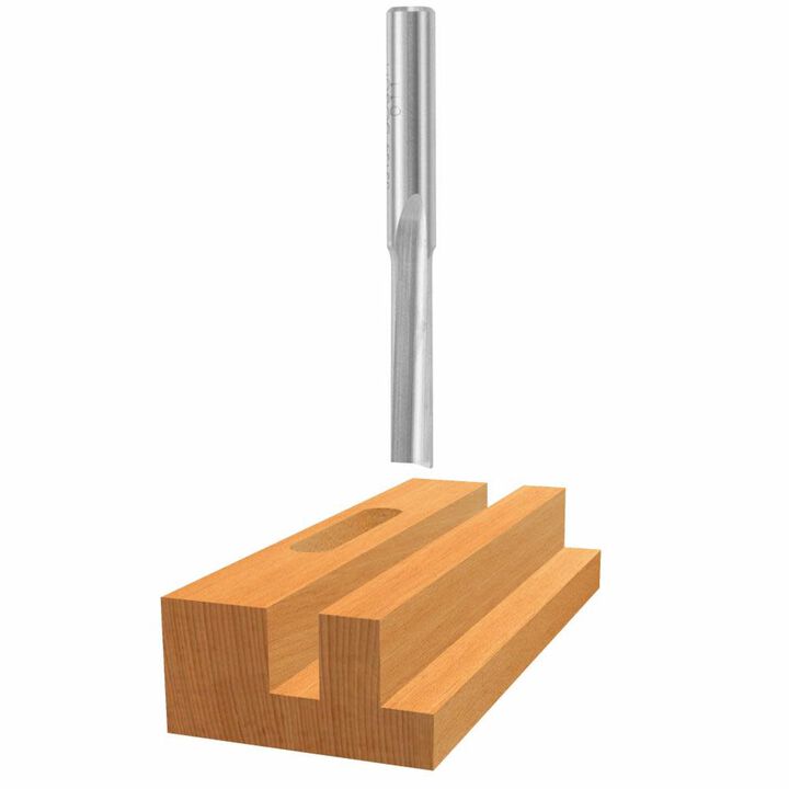 Bosch 1/4 Inch x 1 Inch High Speed Steel 1-Flute Straight Bit