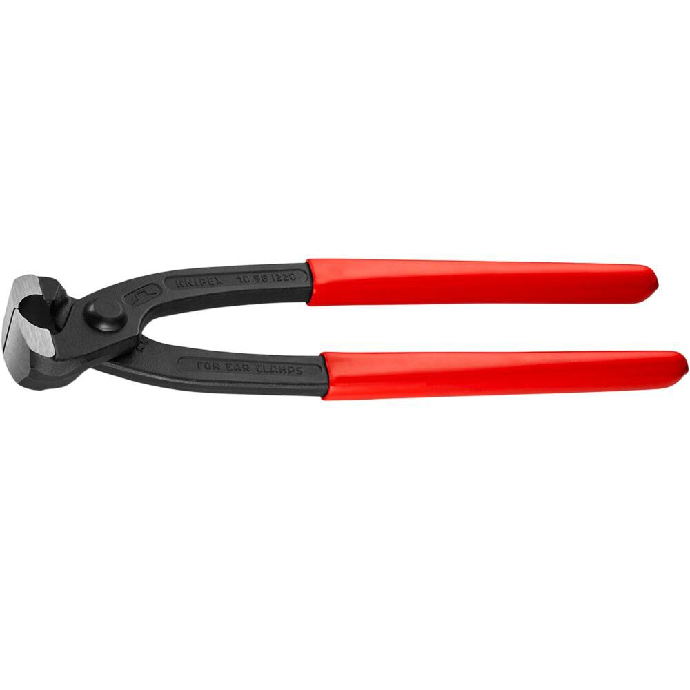 Knipex 8-3/4 Inch Ear Clamp Pliers with Plastic Handle, large image number 1