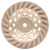 Grip Rite 7 Inch Single Row Segmented Turbo Rim Diamond Cup Wheel for Concrete, Brick, and Stone, small image number 1