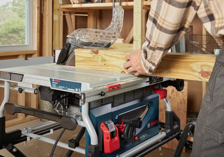 Bosch 10in Jobsite Table Saw with Gravity-Rise Wheeled Stand, large image number 7