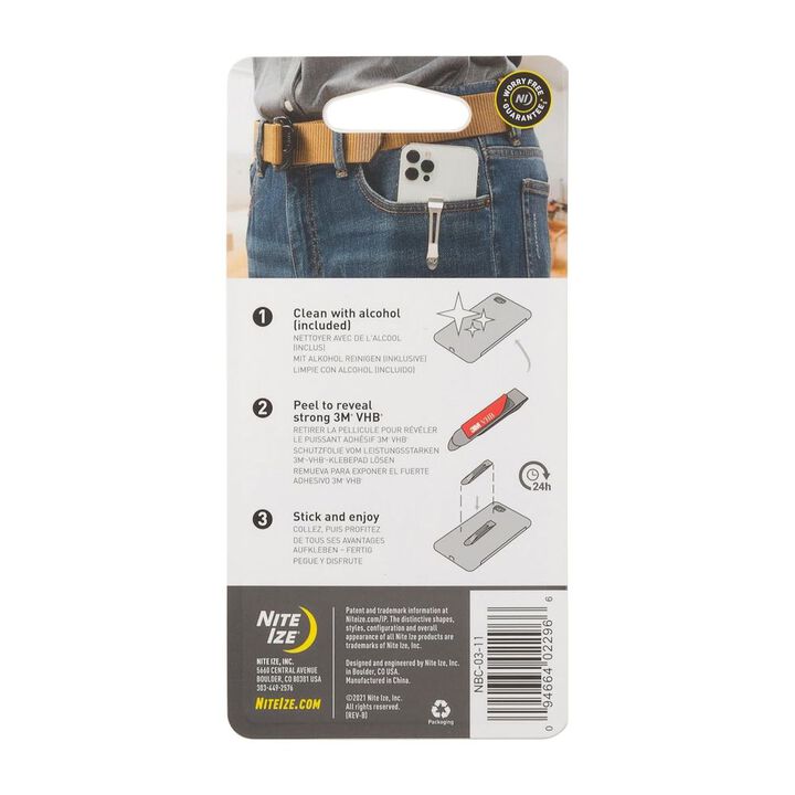 Nite Ize HipClip Stainless Steel Universal Pocket Clip, large image number 5
