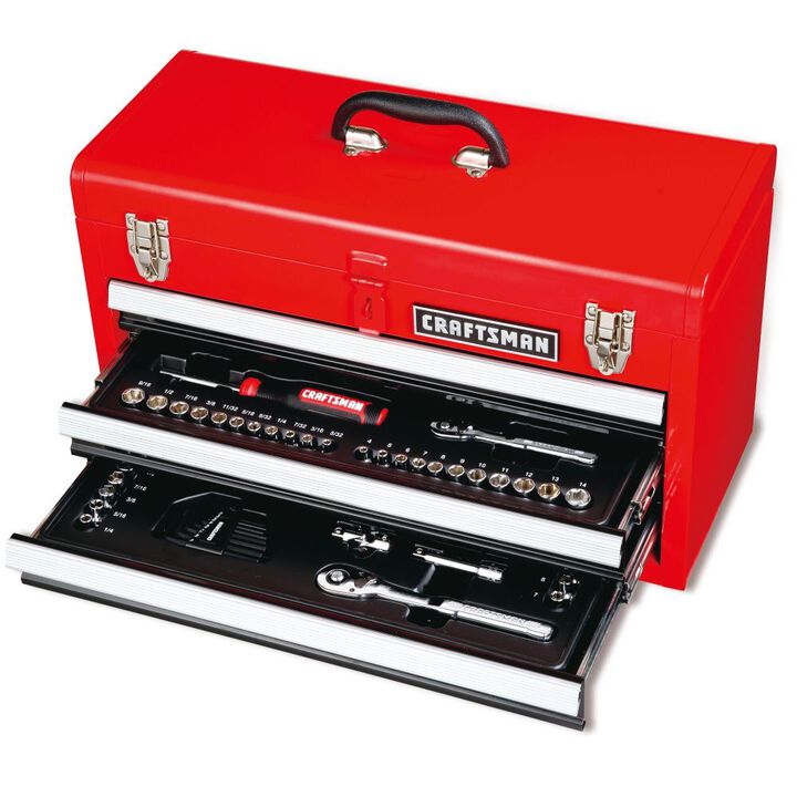 CRAFTSMAN Mechanic Tool Set, 104pc
