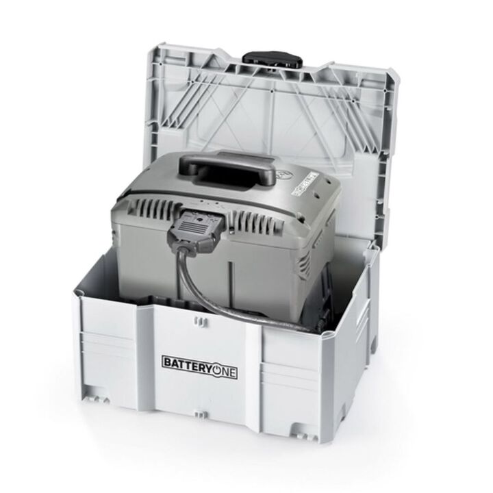 Wacker Neuson APS1550E Battery Vibratory Plate with 2 BOB10 Batteries & Quick Charger, large image number 2