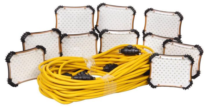 Construction Electrical Products 100Ft LED temporary light string