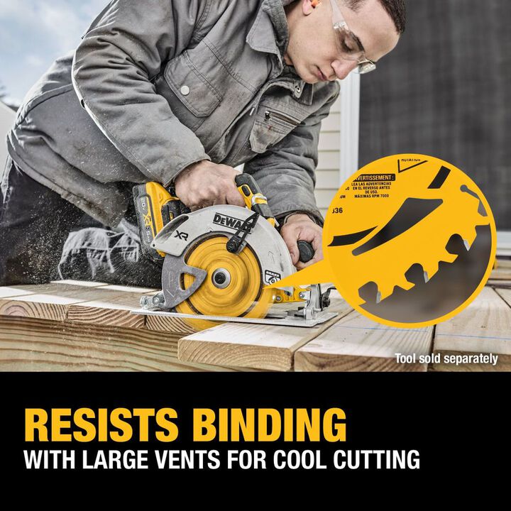 DEWALT 6-1/2 Inch 40T Circular Saw Blade, large image number 3