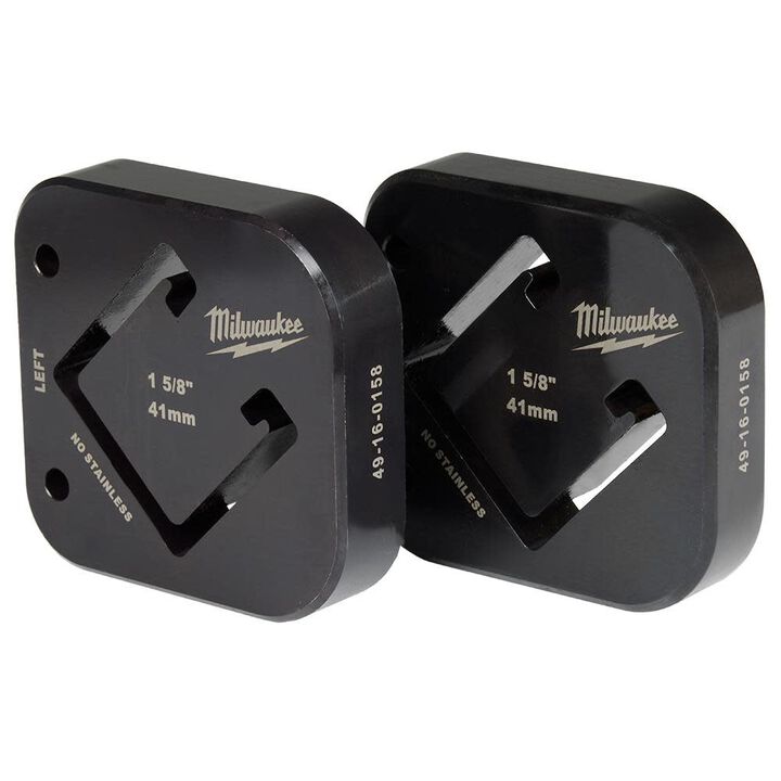 Milwaukee 1-5/8 Inch x 1-5/8 Inch Single Strut Shearing Dies
