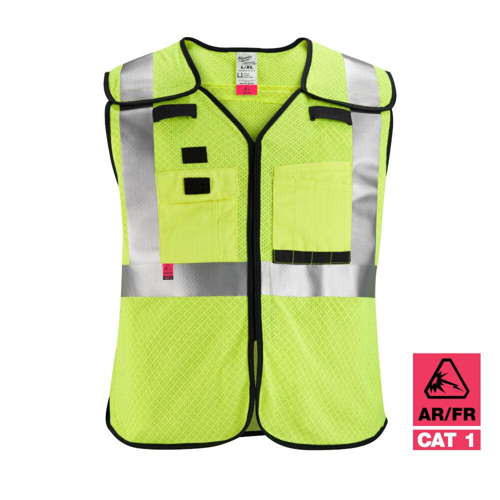 Milwaukee High Vis Safety Vest Class 2 Breakaway AR/FR Cat 1, large image number 2