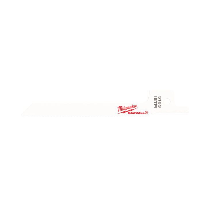 Milwaukee 3-5/8 in. 18 TPI SUPER SAWZALL Blades 5PK