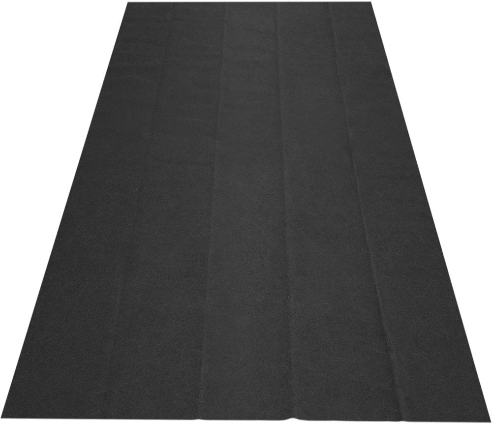 Auto Floor Guard 7 Ft 5 Inch x 17 Ft Utility Carpet Garage Floor Mat Black, large image number 1