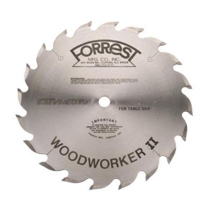 Forrest Woodworker II 10In x 20T ATB+R Blade