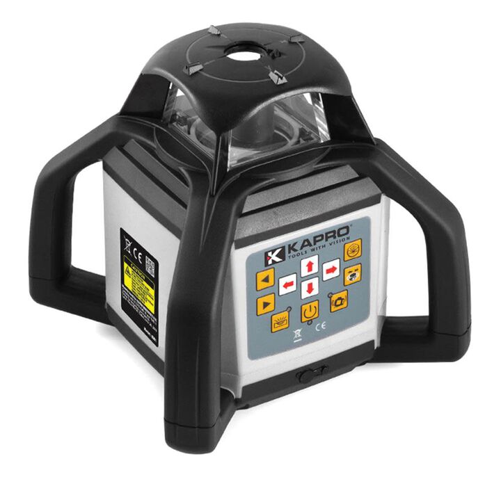 Kapro PROLASER Rotary Green Dual Slope Self-Leveling Rotary Laser Kit