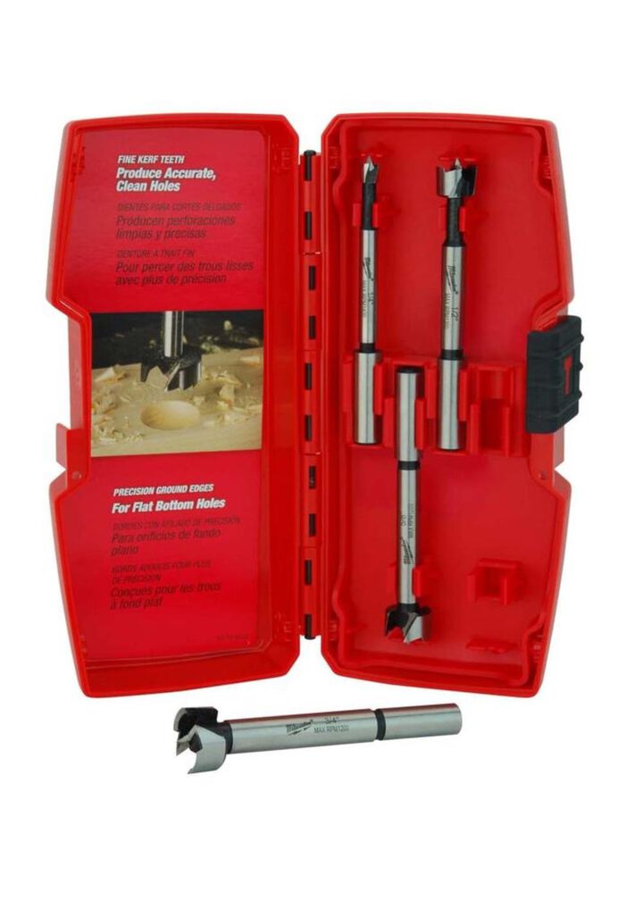 Milwaukee Forstner Bit Set (4 PC)