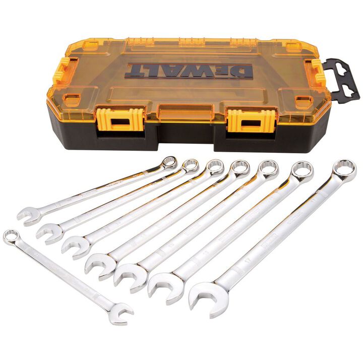 DEWALT 8 piece Metric Combination Wrench Set