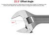 Tekton 9 Inch Wide-Jaw Adjustable Wrench (1-1/2 Inch Capacity), small image number 4