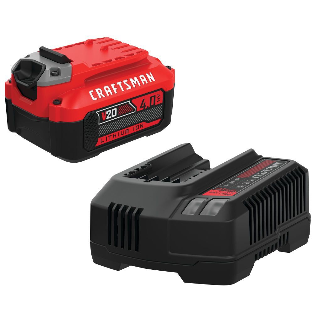 CRAFTSMAN V20* 4Ah Battery and Charger Kit, large image number 1