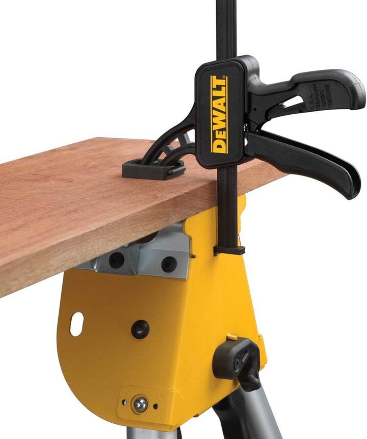 DEWALT TrackSaw Track Clamps & 60V MAX Cordless Track Saw Kit Bundle, large image number 7