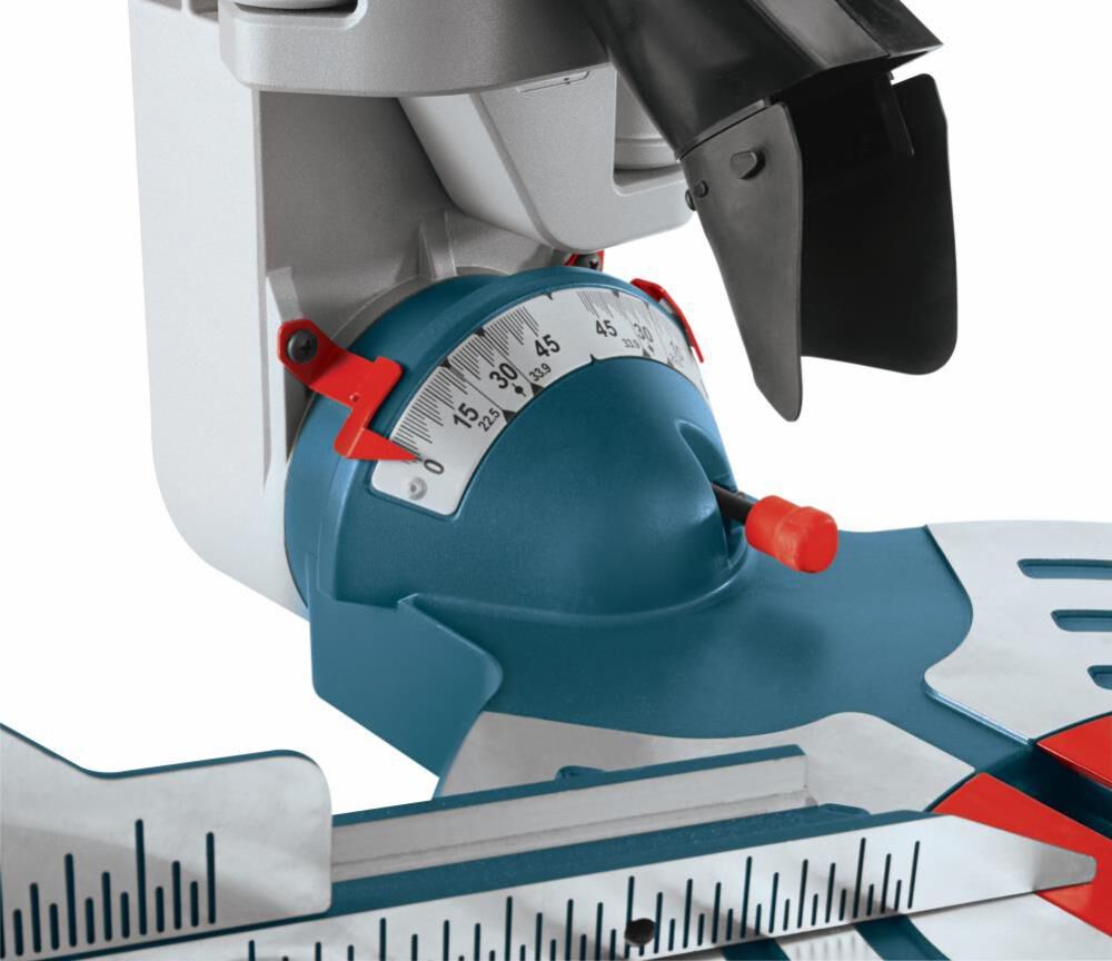 Bosch 12 Inch Dual-Bevel Glide Miter Saw & Gravity-Rise Miter Saw Stand with Wheels Bundle, large image number 15