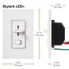 Lutron Skylark LED+ 120V 150W 3-Way Dimmer W/Rocker Switch, small image number 4