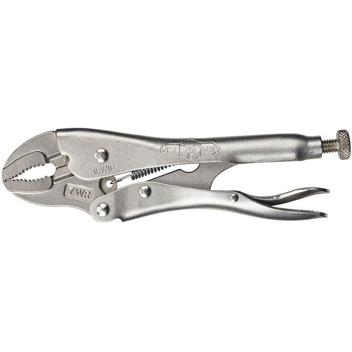 Irwin 7 In. Curved Jaw Locking Plier with Wire Cutter
