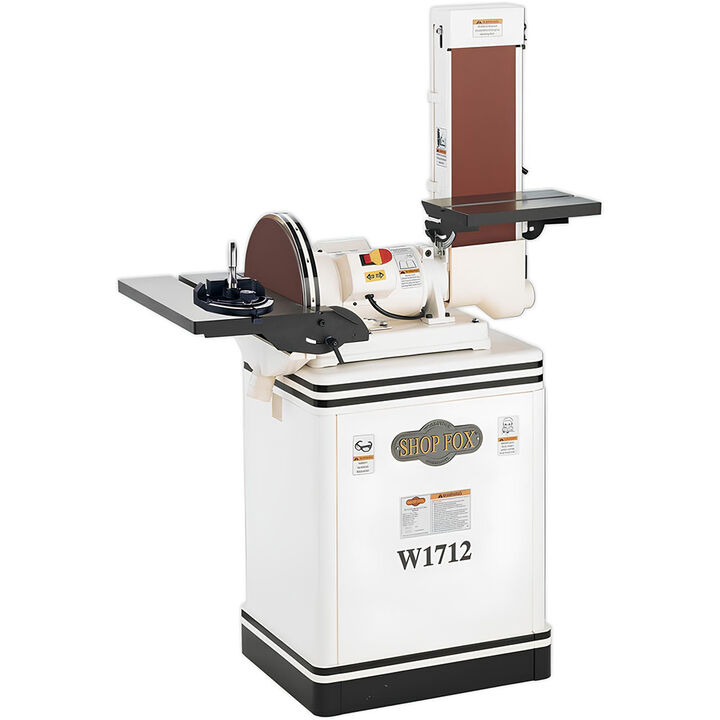 Shop Fox 1-1/2 HP 6in Belt/ 12in Disc Combination Sander