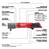 Milwaukee M12 FUEL 1/2inch Right Angle Impact Wrench with Pin Detent (Bare Tool), small image number 4