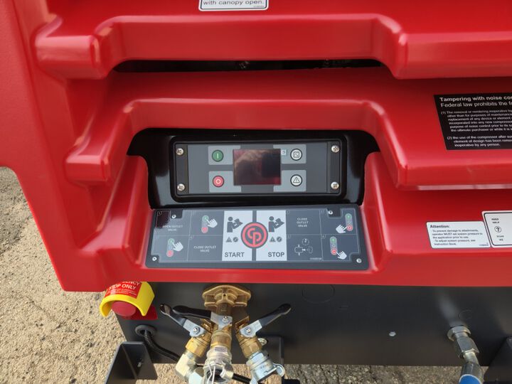 Chicago Pneumatic CPS185-100 100 PSI 185 CFM Towable Compressor with Hose Reel, large image number 11