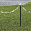 Mr Chain 2 In. (#8 51mm) x 500 Ft. White Plastic Barrier Chain, small image number 2